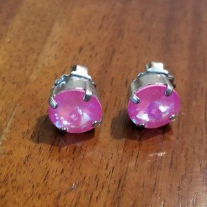 Sorrelli Pink Stud Earrings